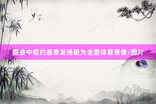 掘金中枢约基奇发扬极为全面体育录像/图片