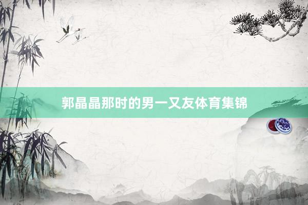 郭晶晶那时的男一又友体育集锦
