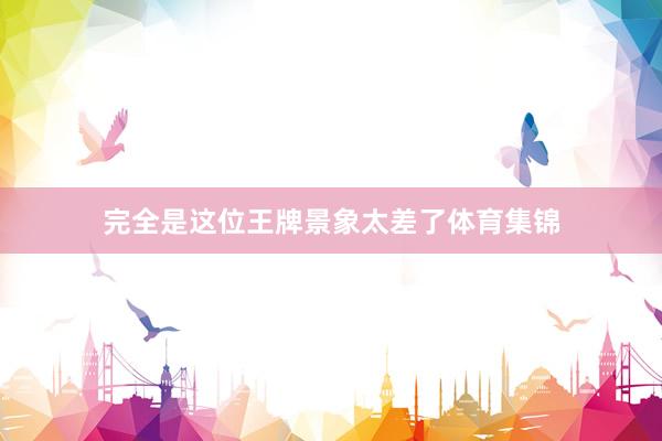 完全是这位王牌景象太差了体育集锦