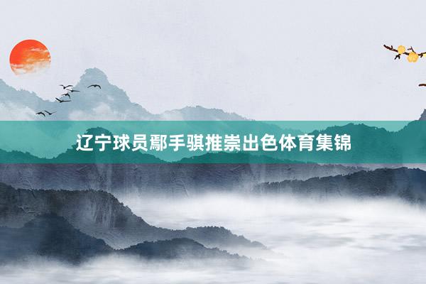 辽宁球员鄢手骐推崇出色体育集锦