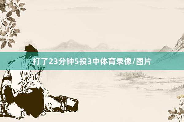 打了23分钟5投3中体育录像/图片