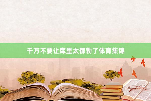 千万不要让库里太郁勃了体育集锦