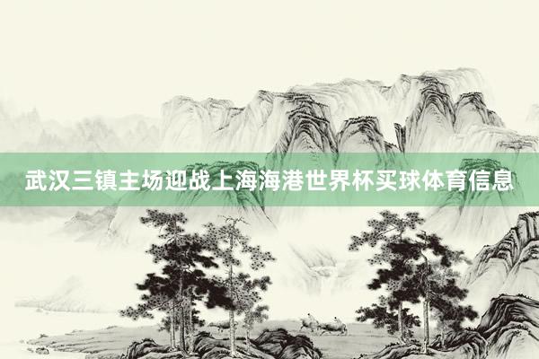 武汉三镇主场迎战上海海港世界杯买球体育信息
