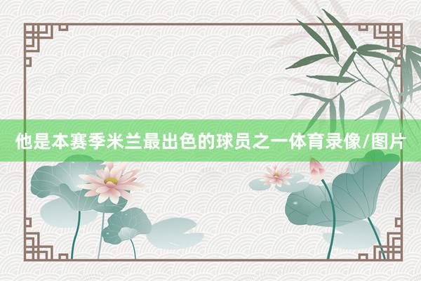 他是本赛季米兰最出色的球员之一体育录像/图片