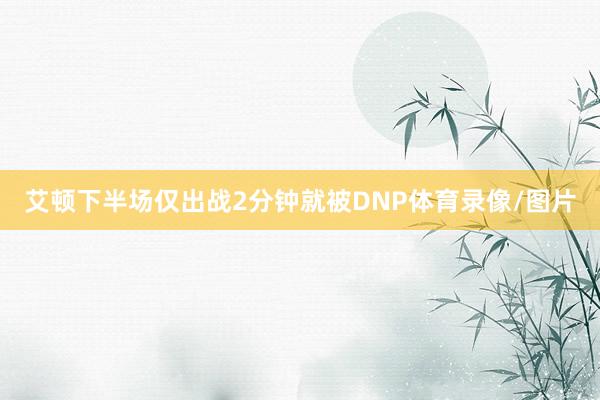 艾顿下半场仅出战2分钟就被DNP体育录像/图片