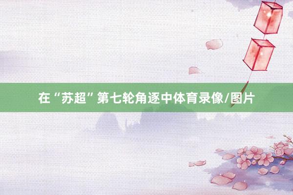 在“苏超”第七轮角逐中体育录像/图片