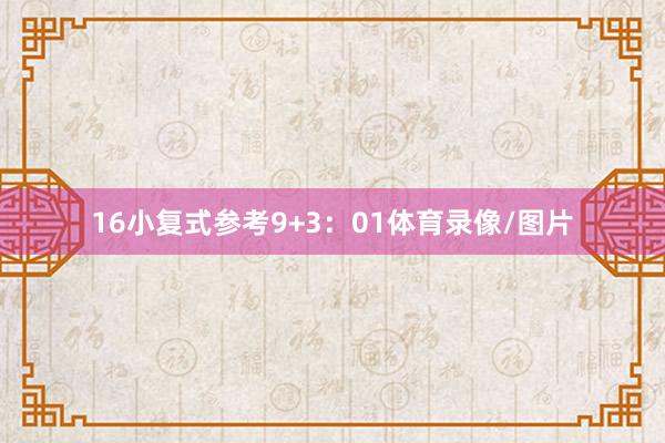 16 小复式参考9+3:01体育录像/图片