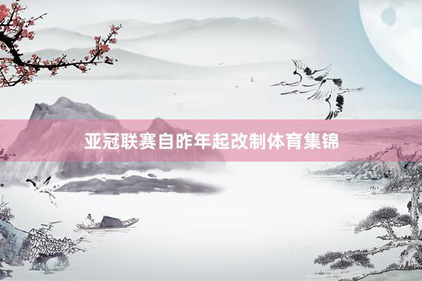 亚冠联赛自昨年起改制体育集锦