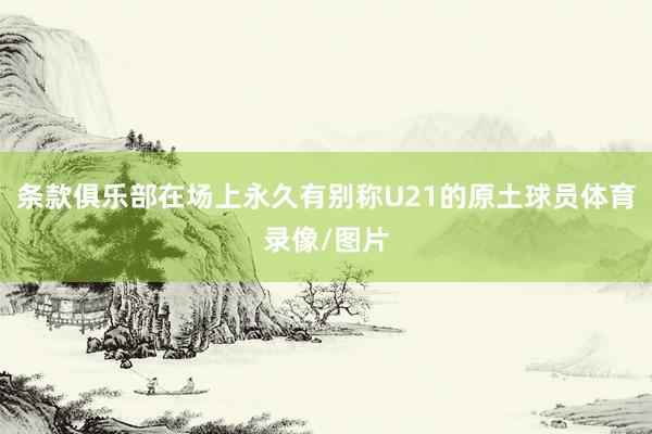 条款俱乐部在场上永久有别称U21的原土球员体育录像/图片