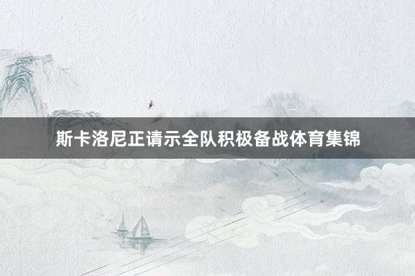斯卡洛尼正请示全队积极备战体育集锦